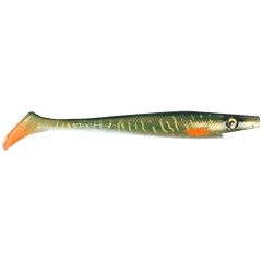 Pig Shad Junior 2-pack GREEN MOTOROIL PIKE UV / 20 CM / 50 G