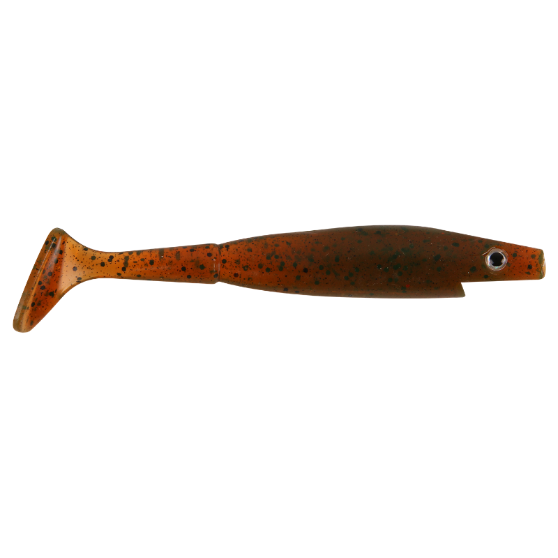 Piglet Shad 12 cm 12 gram 4-pack MOTOROIL PEPPER / 12CM/12G