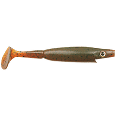 Piglet Shad 10 cm 7 gram,  6-pack MOTOROIL PEPPER / 10CM/7G