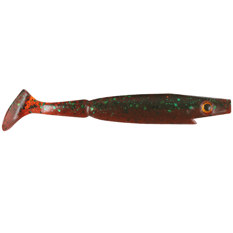 Piglet Shad 10 cm 7 gram,  6-pack BLOODY DUKE / 10CM/7G