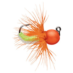 Tungsten Fly Jig 2-Pack GLOW ORANGE CHARTREUSE / 1,8 G