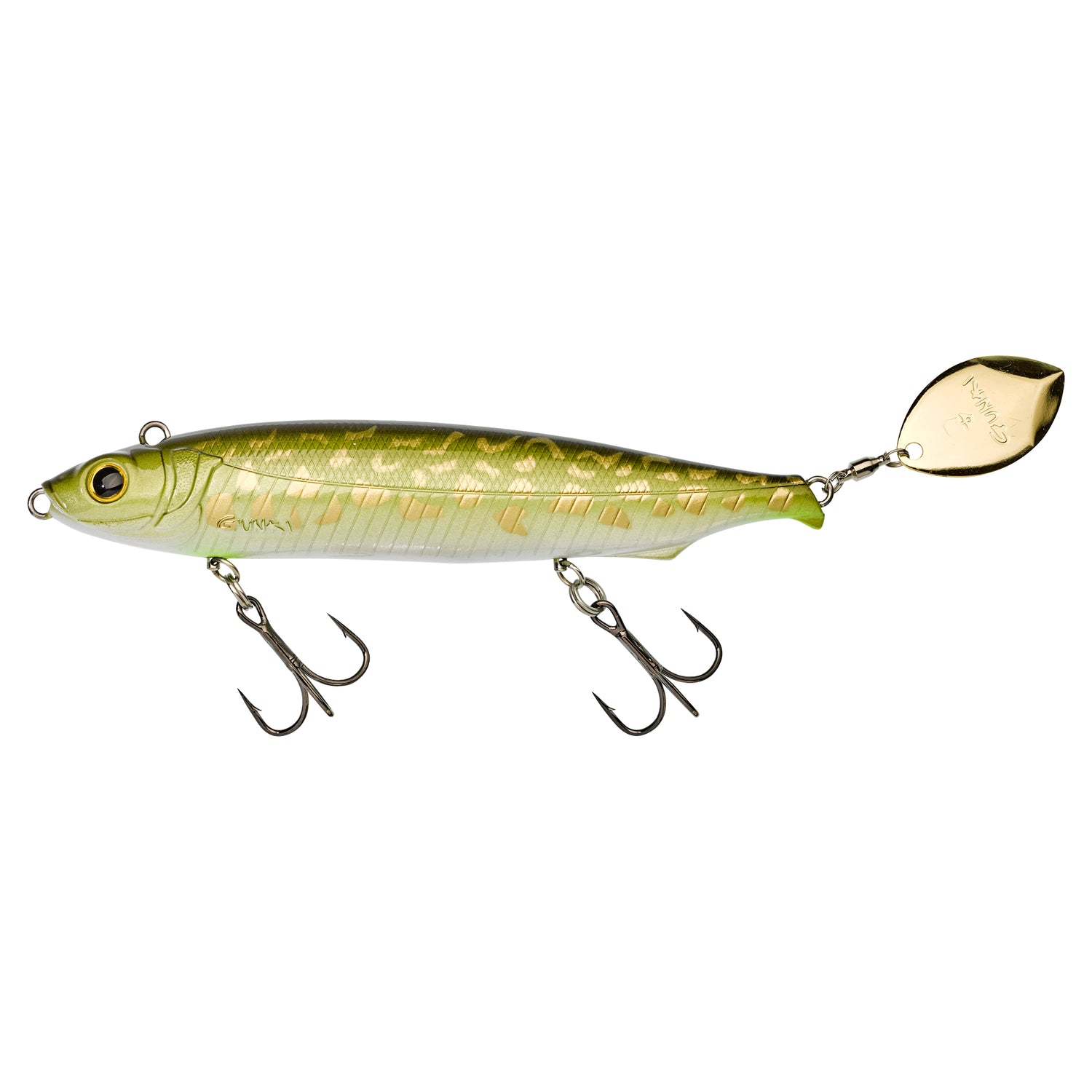 Drag Spin 130mm Sjunkande PIKE DRESS GOLD / 13 CM / 32 GRAM