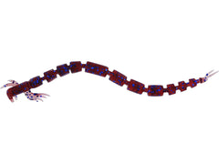 BloodTeez Worm INDIGO UV / 5,5 CM / 0,5 GRAM