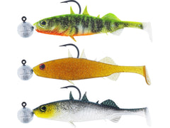 Stanley Shadtail Rigged N Ready DARK WATER MIX / 5,5CM / 5 GRAM 2/0 / 3 ST