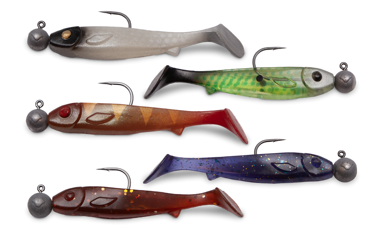 Flatnose Mini 9cm 5-pack med Jiggskallar